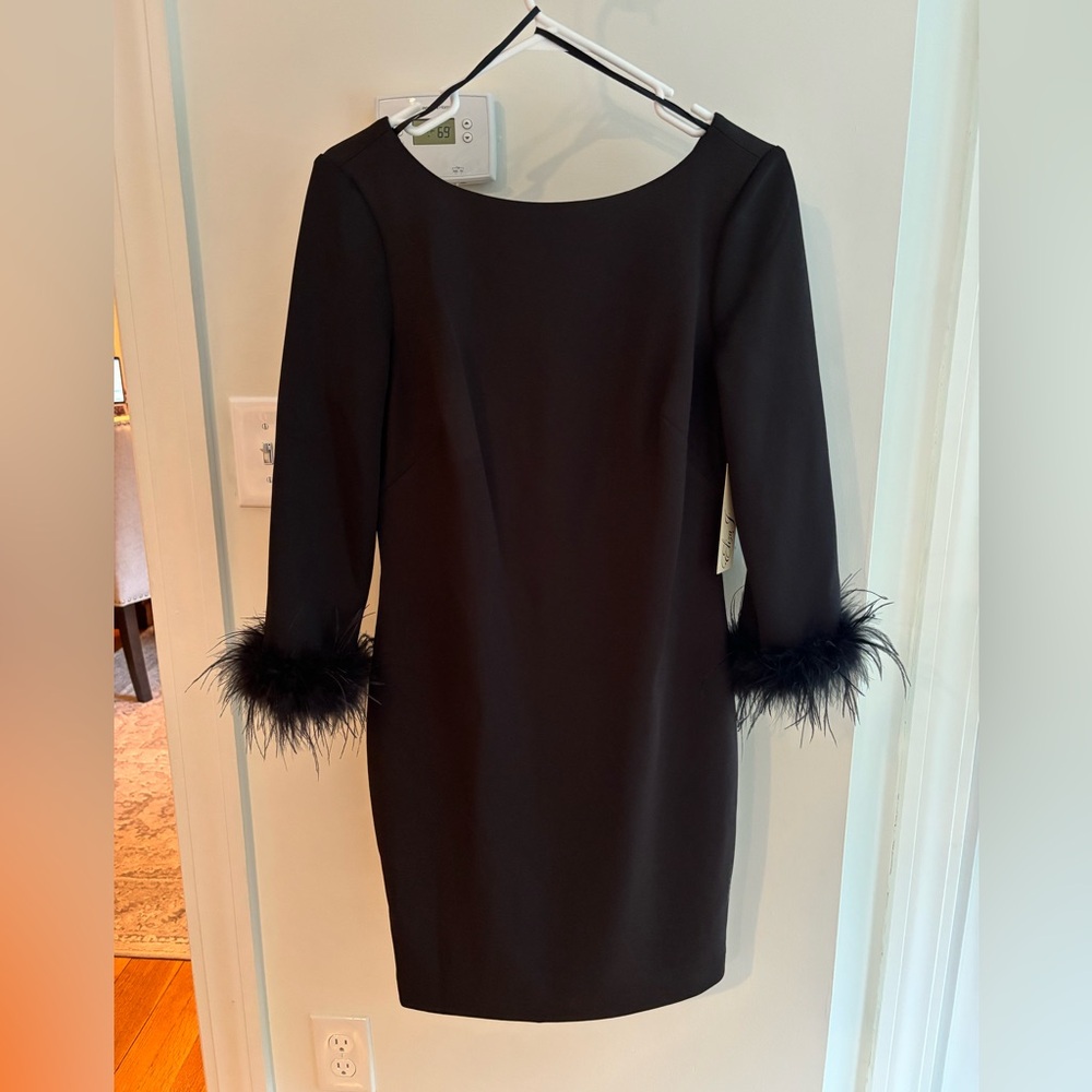 NWT Eliza J Black Dress Size 8